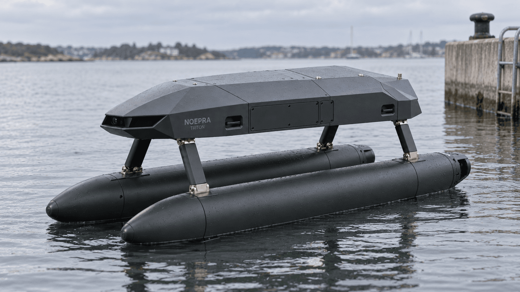 Triton · Water-surface scene concept